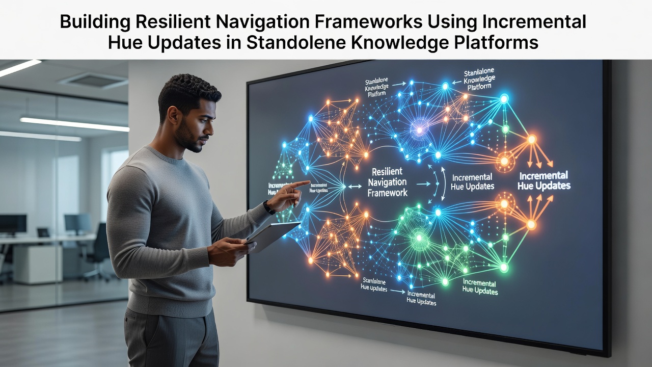 Building Resilient Navigation Frameworks Using Incremental Hue Updates in Standalone Knowledge Platforms